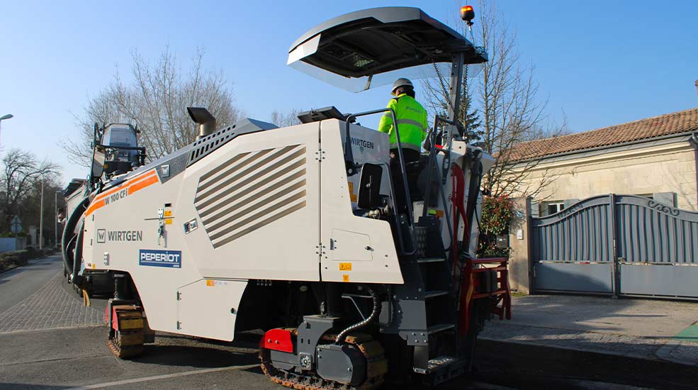 Travaux de rabotage à Pessac par Peperiot